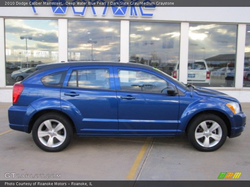 Deep Water Blue Pearl / Dark Slate Gray/Medium Graystone 2010 Dodge Caliber Mainstreet