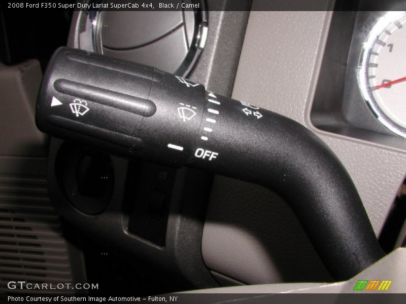 Black / Camel 2008 Ford F350 Super Duty Lariat SuperCab 4x4