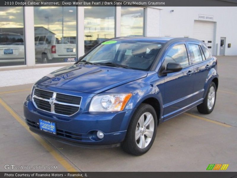 Deep Water Blue Pearl / Dark Slate Gray/Medium Graystone 2010 Dodge Caliber Mainstreet