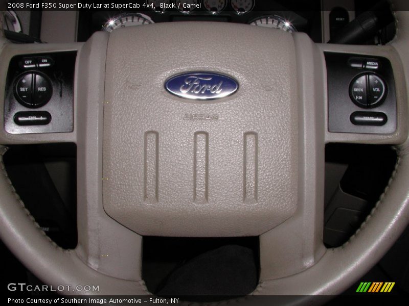 Black / Camel 2008 Ford F350 Super Duty Lariat SuperCab 4x4
