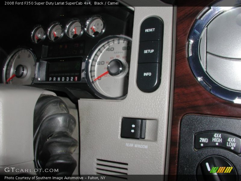 Black / Camel 2008 Ford F350 Super Duty Lariat SuperCab 4x4