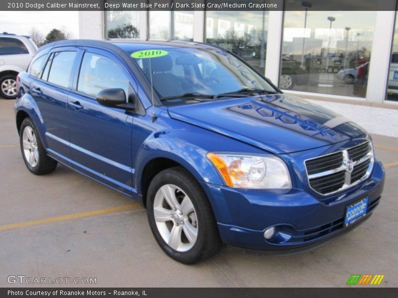 Deep Water Blue Pearl / Dark Slate Gray/Medium Graystone 2010 Dodge Caliber Mainstreet