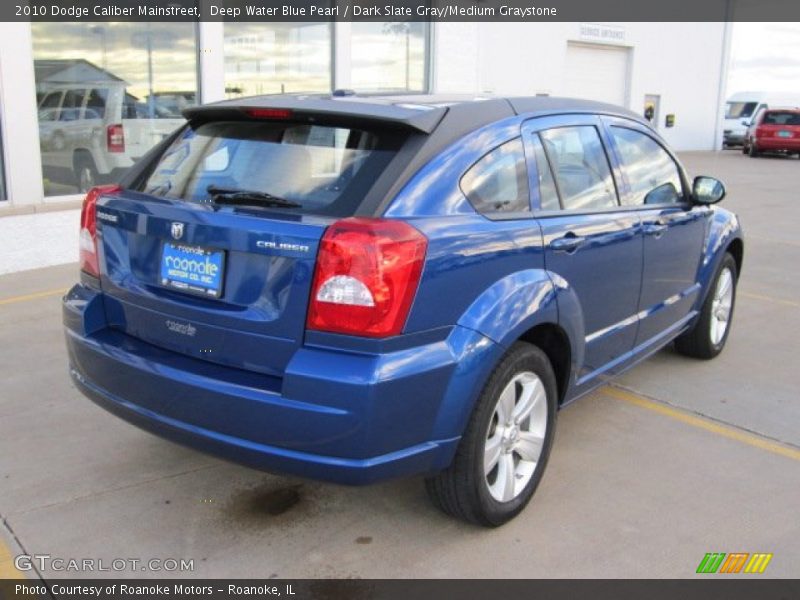 Deep Water Blue Pearl / Dark Slate Gray/Medium Graystone 2010 Dodge Caliber Mainstreet