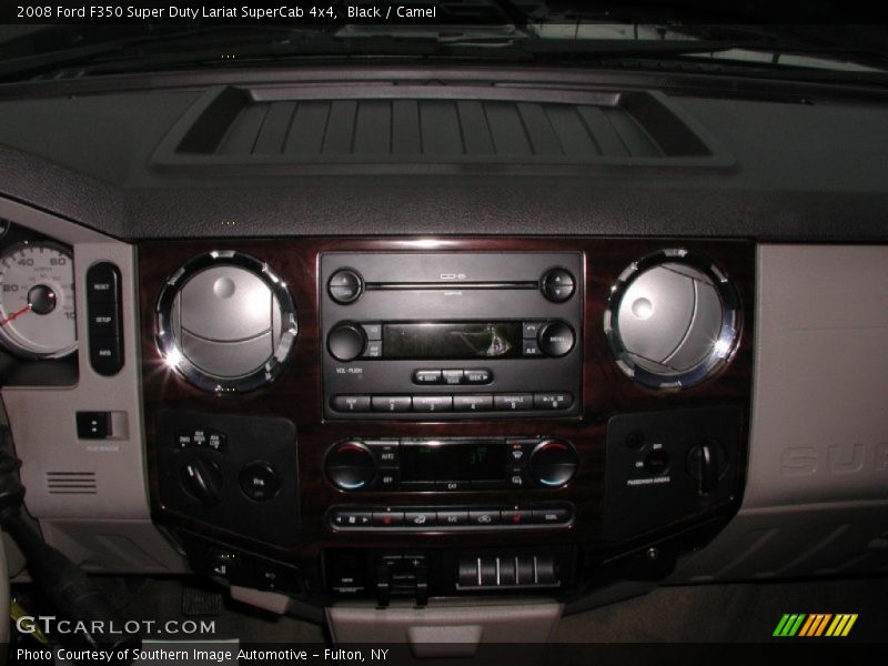 Black / Camel 2008 Ford F350 Super Duty Lariat SuperCab 4x4
