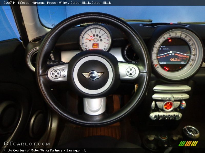 Pepper White / Carbon Black/Carbon Black 2007 Mini Cooper Hardtop