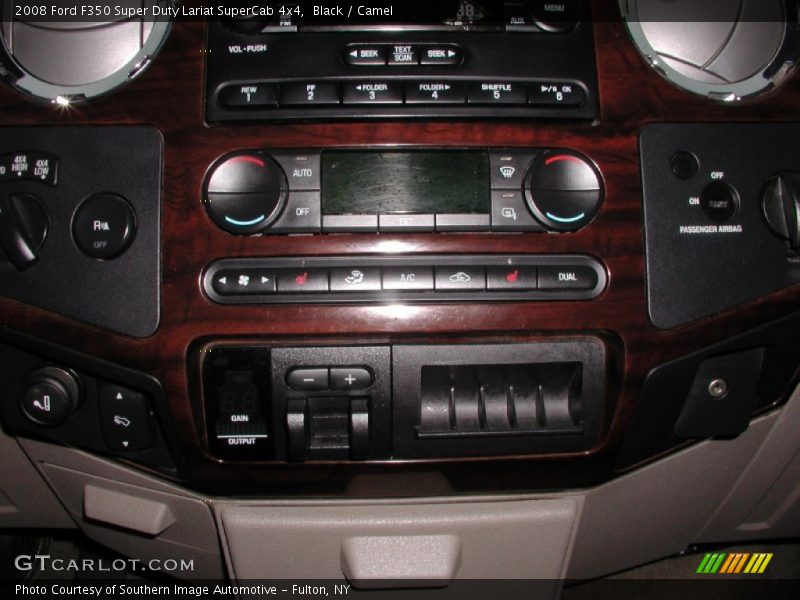 Black / Camel 2008 Ford F350 Super Duty Lariat SuperCab 4x4
