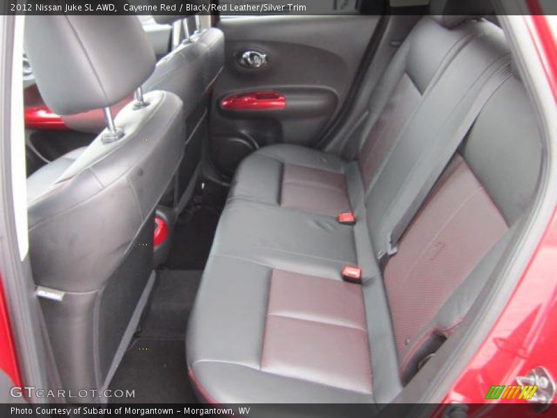 Cayenne Red / Black/Red Leather/Silver Trim 2012 Nissan Juke SL AWD
