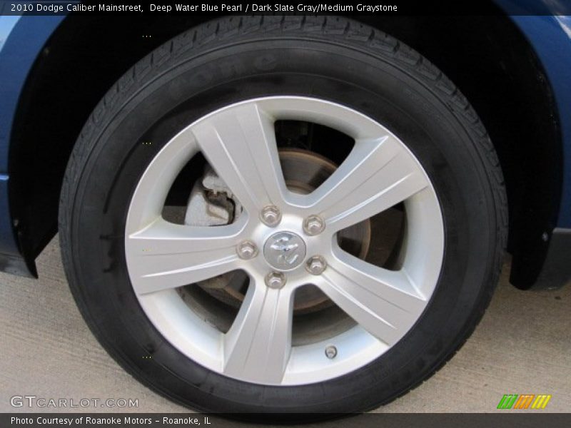 Deep Water Blue Pearl / Dark Slate Gray/Medium Graystone 2010 Dodge Caliber Mainstreet