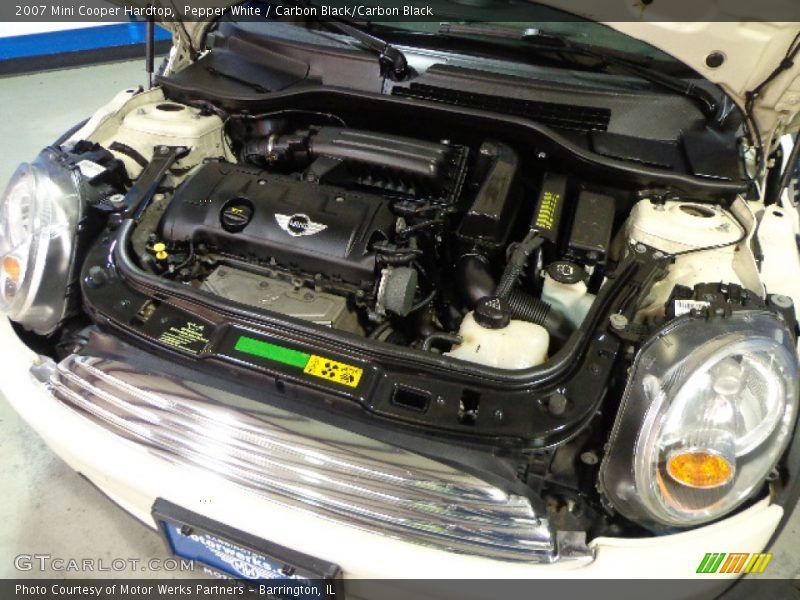 Pepper White / Carbon Black/Carbon Black 2007 Mini Cooper Hardtop