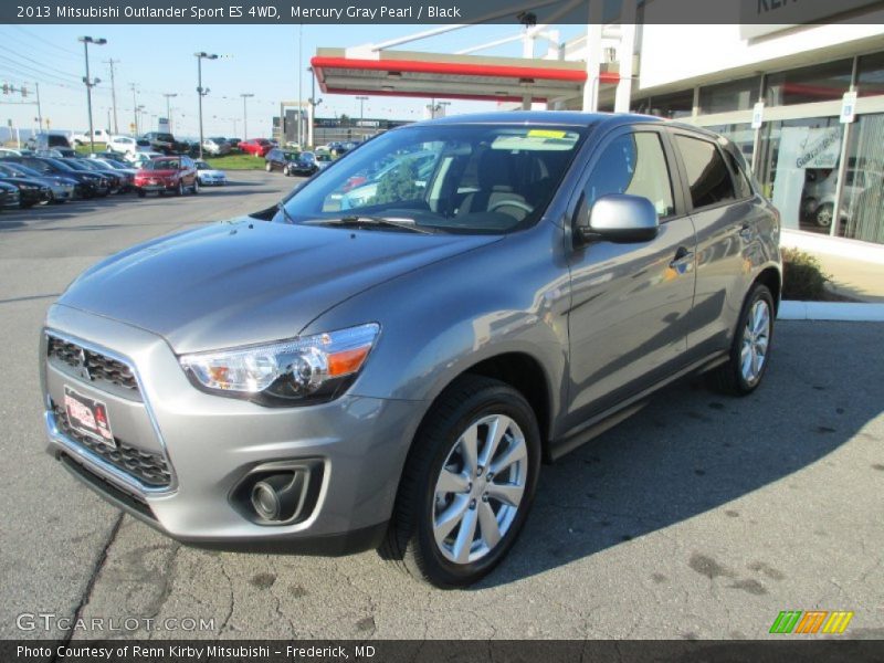 Mercury Gray Pearl / Black 2013 Mitsubishi Outlander Sport ES 4WD