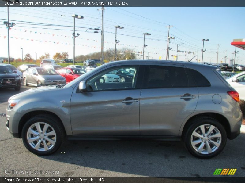 Mercury Gray Pearl / Black 2013 Mitsubishi Outlander Sport ES 4WD