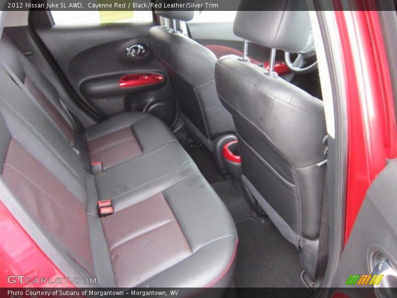 Cayenne Red / Black/Red Leather/Silver Trim 2012 Nissan Juke SL AWD