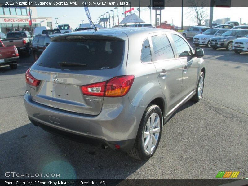 Mercury Gray Pearl / Black 2013 Mitsubishi Outlander Sport ES 4WD