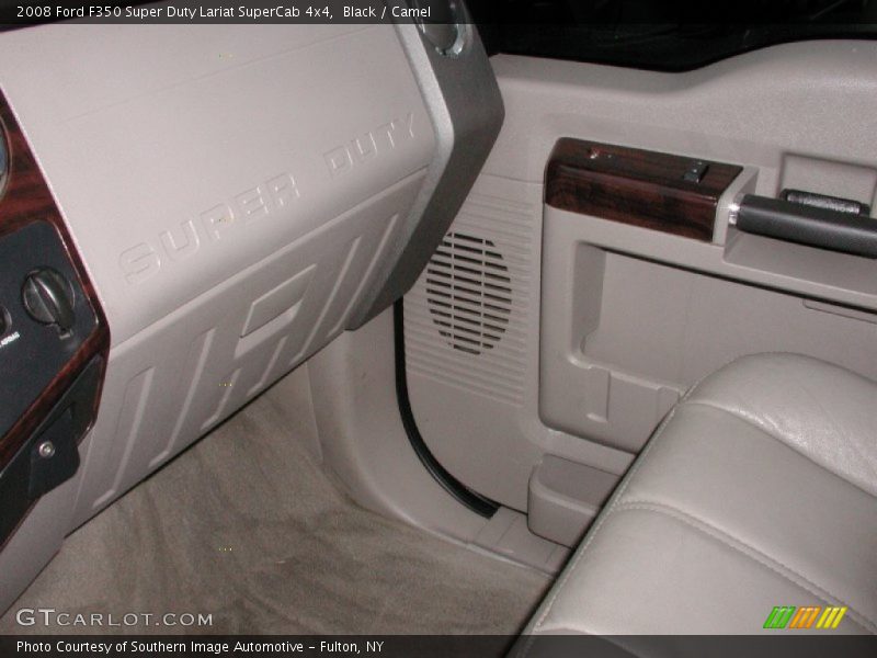 Black / Camel 2008 Ford F350 Super Duty Lariat SuperCab 4x4