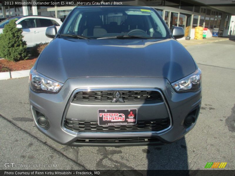 Mercury Gray Pearl / Black 2013 Mitsubishi Outlander Sport ES 4WD