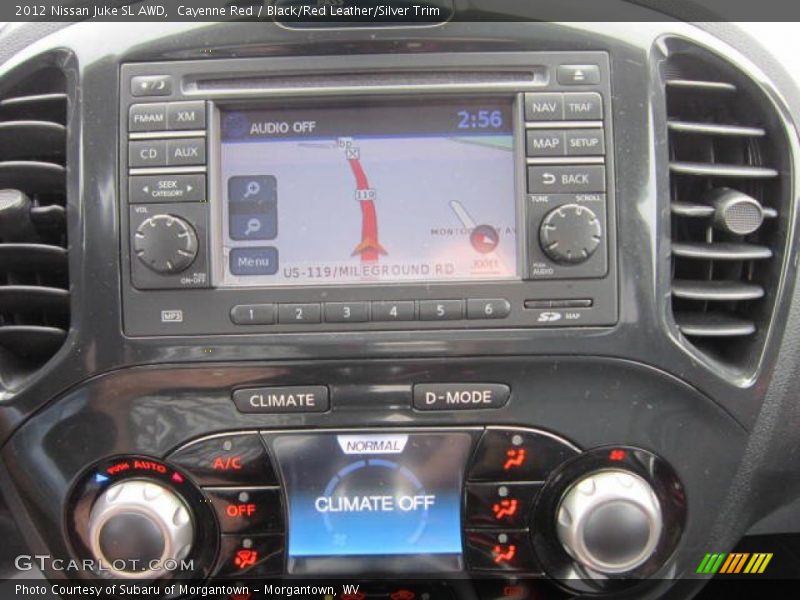 Cayenne Red / Black/Red Leather/Silver Trim 2012 Nissan Juke SL AWD