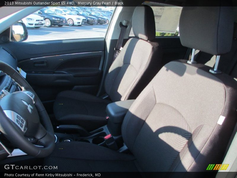 Mercury Gray Pearl / Black 2013 Mitsubishi Outlander Sport ES 4WD