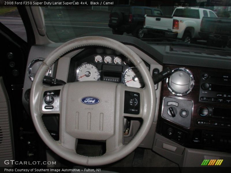 Black / Camel 2008 Ford F350 Super Duty Lariat SuperCab 4x4