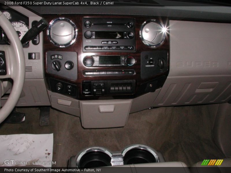 Black / Camel 2008 Ford F350 Super Duty Lariat SuperCab 4x4