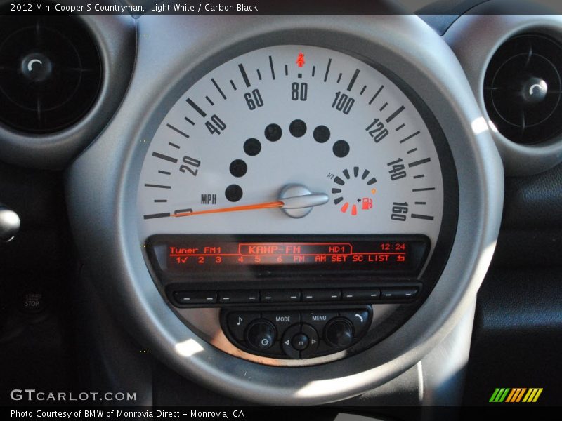 Light White / Carbon Black 2012 Mini Cooper S Countryman