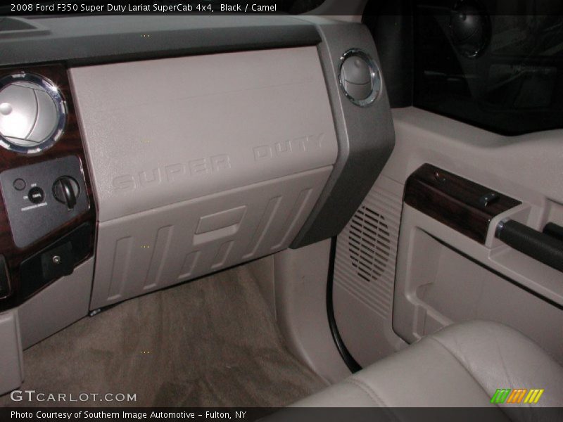 Black / Camel 2008 Ford F350 Super Duty Lariat SuperCab 4x4