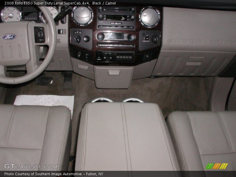 Black / Camel 2008 Ford F350 Super Duty Lariat SuperCab 4x4