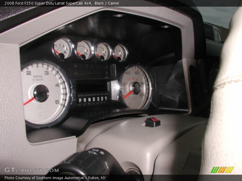 Black / Camel 2008 Ford F350 Super Duty Lariat SuperCab 4x4