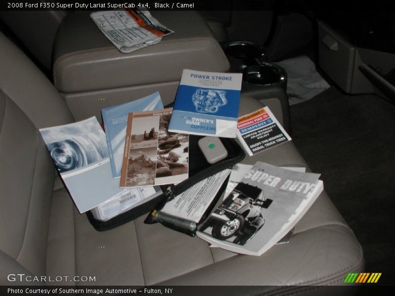 Black / Camel 2008 Ford F350 Super Duty Lariat SuperCab 4x4