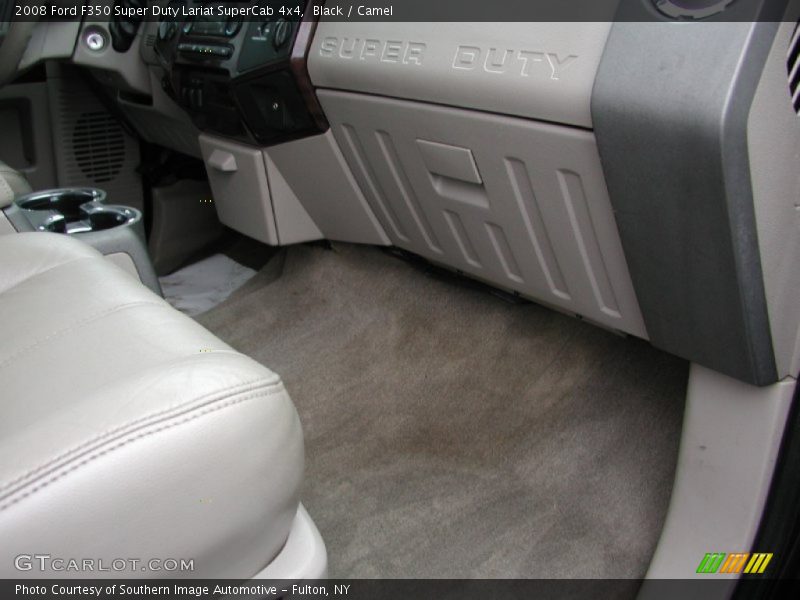 Black / Camel 2008 Ford F350 Super Duty Lariat SuperCab 4x4