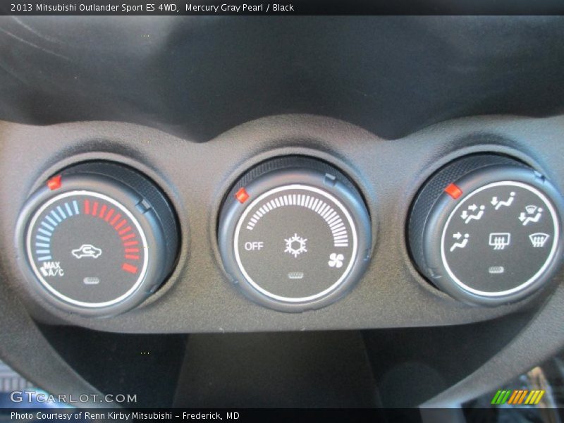 Controls of 2013 Outlander Sport ES 4WD