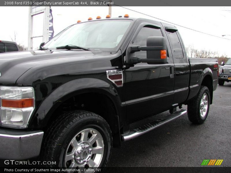 Black / Camel 2008 Ford F350 Super Duty Lariat SuperCab 4x4