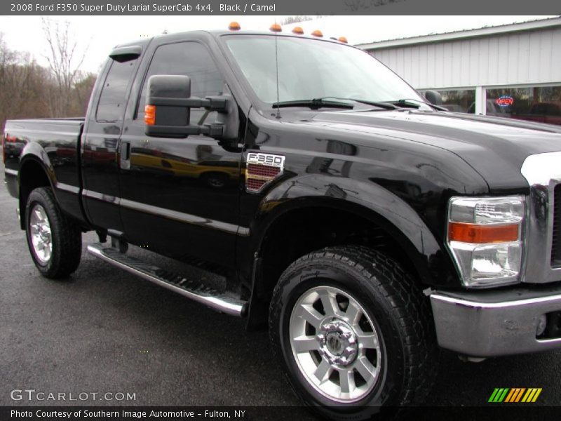 Black / Camel 2008 Ford F350 Super Duty Lariat SuperCab 4x4