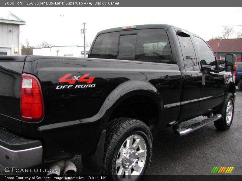 Black / Camel 2008 Ford F350 Super Duty Lariat SuperCab 4x4