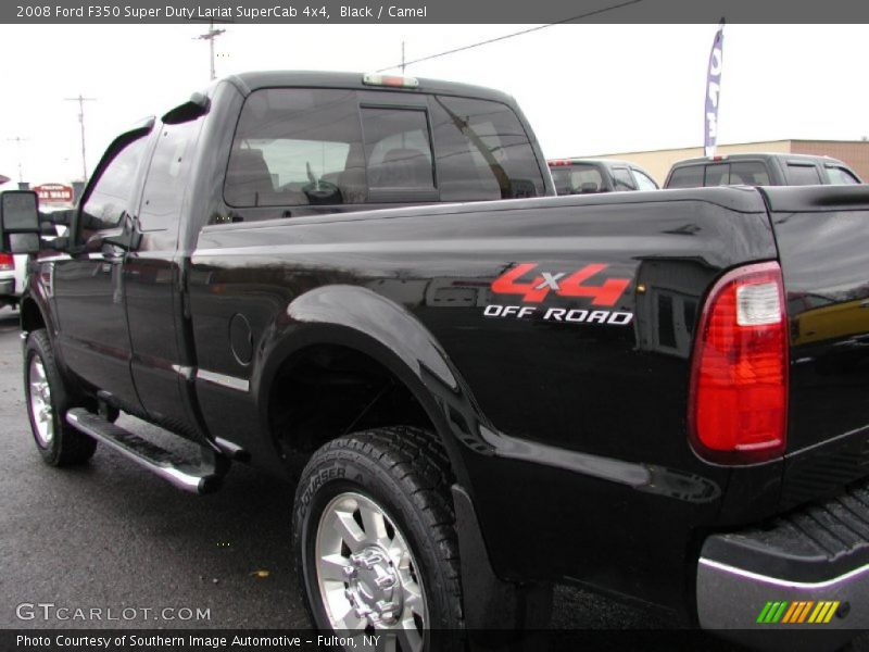 Black / Camel 2008 Ford F350 Super Duty Lariat SuperCab 4x4