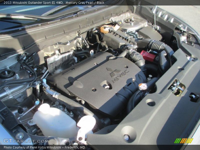 Mercury Gray Pearl / Black 2013 Mitsubishi Outlander Sport ES 4WD