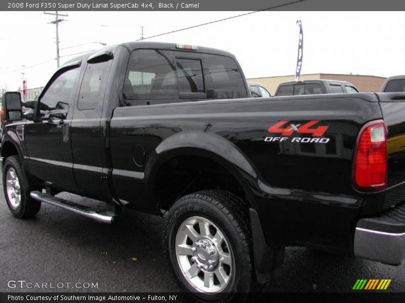 Black / Camel 2008 Ford F350 Super Duty Lariat SuperCab 4x4
