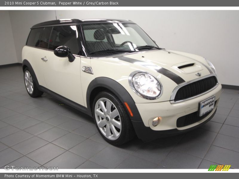 Pepper White / Grey/Carbon Black 2010 Mini Cooper S Clubman