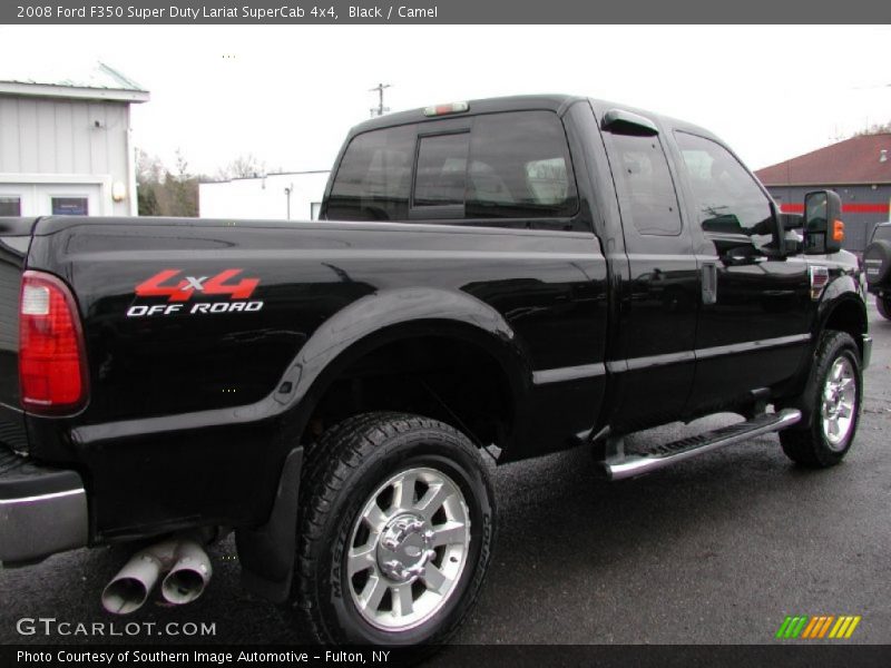 Black / Camel 2008 Ford F350 Super Duty Lariat SuperCab 4x4