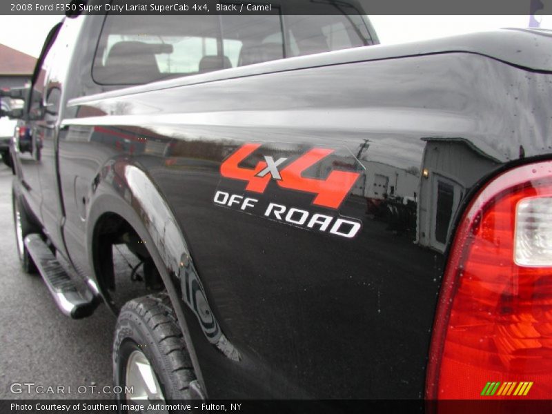Black / Camel 2008 Ford F350 Super Duty Lariat SuperCab 4x4