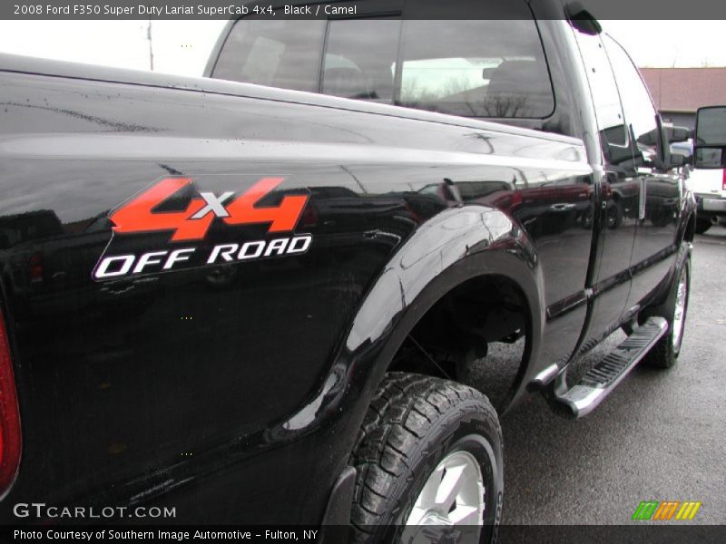 Black / Camel 2008 Ford F350 Super Duty Lariat SuperCab 4x4