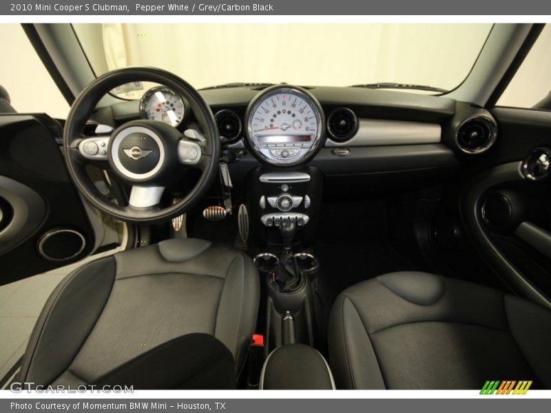 Pepper White / Grey/Carbon Black 2010 Mini Cooper S Clubman