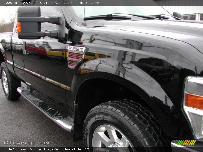 Black / Camel 2008 Ford F350 Super Duty Lariat SuperCab 4x4