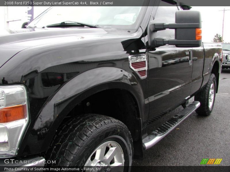 Black / Camel 2008 Ford F350 Super Duty Lariat SuperCab 4x4