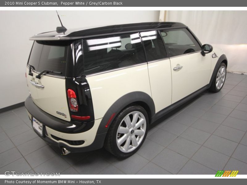 Pepper White / Grey/Carbon Black 2010 Mini Cooper S Clubman