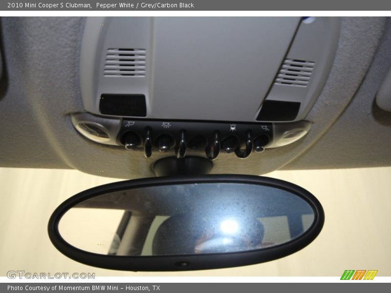 Pepper White / Grey/Carbon Black 2010 Mini Cooper S Clubman