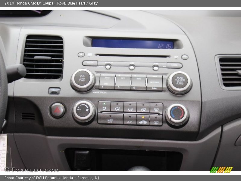Royal Blue Pearl / Gray 2010 Honda Civic LX Coupe