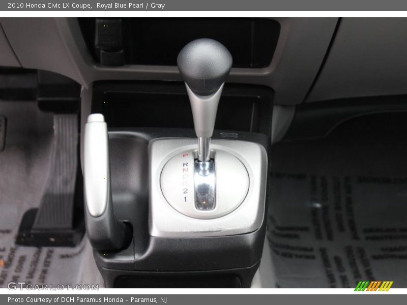 Royal Blue Pearl / Gray 2010 Honda Civic LX Coupe