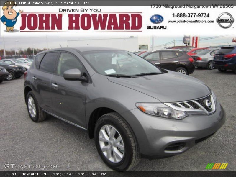 Gun Metallic / Black 2013 Nissan Murano S AWD
