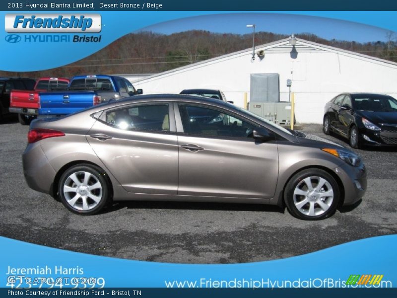 Desert Bronze / Beige 2013 Hyundai Elantra Limited