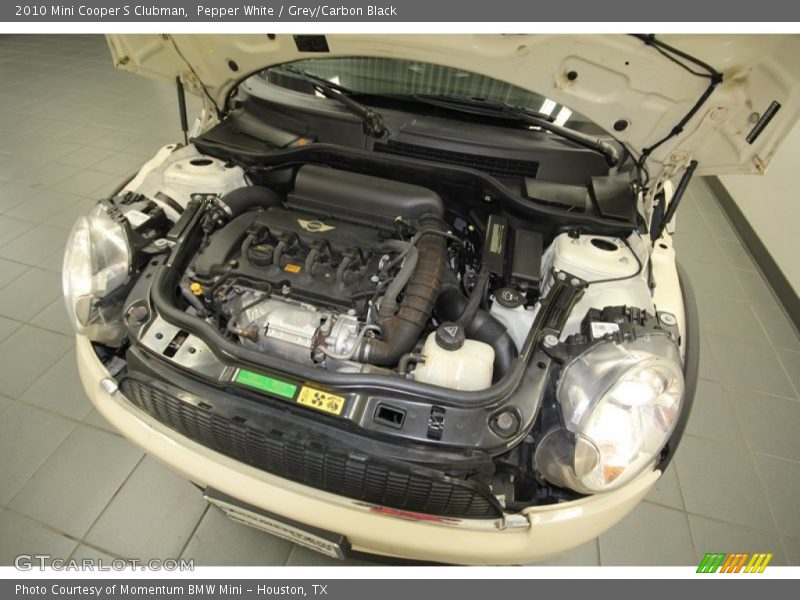 Pepper White / Grey/Carbon Black 2010 Mini Cooper S Clubman